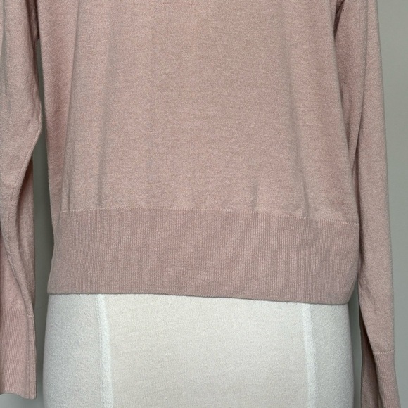 Sanctuary Mock Neck Button Detail Sweater in Apricot, Small - Picture 7 of 12